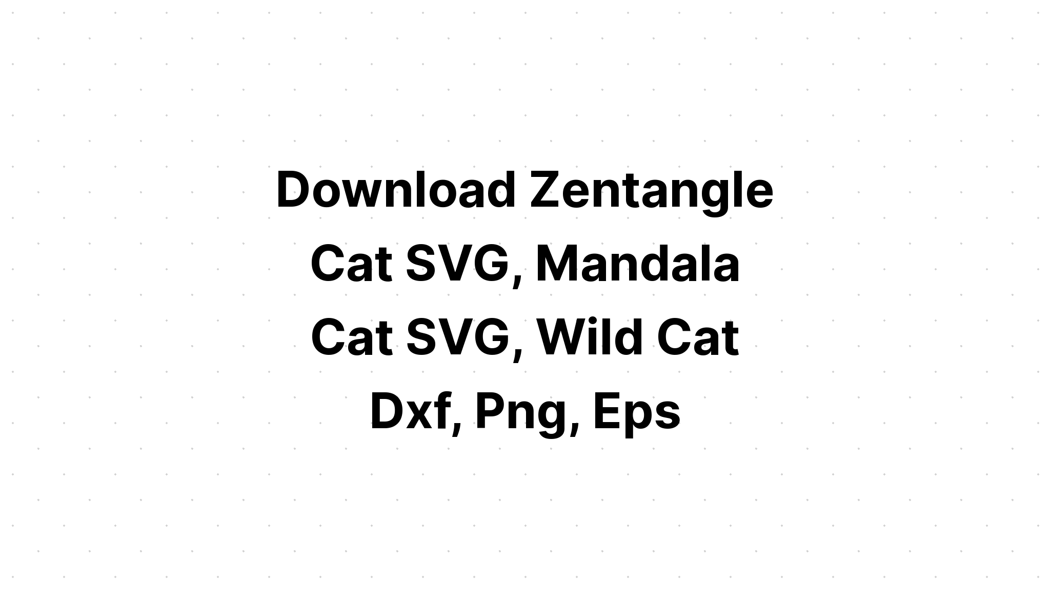 Download 3D Mandala Cat Svg - Layered SVG Cut File